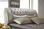 Base cama con espaldar tapizado camas tapizadas en cuero modelo V26 - 1