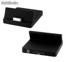 Base/Cargador usb para iPad (Negro)