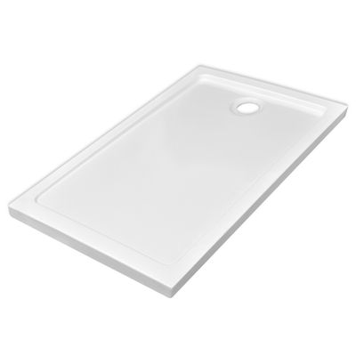 Base de duche, rectangular, ABS, branco 70 x 120 cm - Foto 2