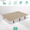 Base tapizada 3D Airfresh | Color beige : Tamaño - 105 x 190 cm, Patas - 25 cm - Foto 4