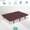 Base tapizada 3D Airfresh | Color chocolate : Tamaño - 105 x 190 cm, Patas - 25 - Foto 4