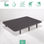 Base tapizada 3D Airfresh | Color gris : Tamaño - 105 x 190 cm, Patas - 25 cm - Foto 4