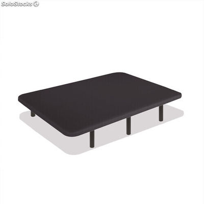 Base tapizada 3D Airfresh | Color negra : Tamaño - 105 x 190 cm, Patas - 25 cm