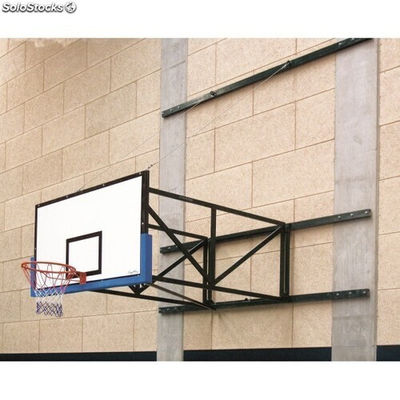 Basketball Backstop Set to the wall