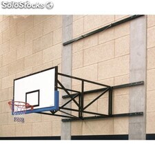 Basketball Backstop Set to the wall