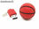 Basketball de bande dessinée USB flash drive 8g sport memory stick USB2.0 cadeau - Photo 2