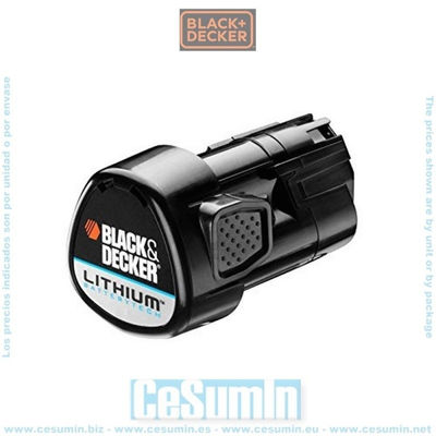 Bateria 10.8V 1.5Ah Litio - Black and Decker - Ref: BL1510-XJ