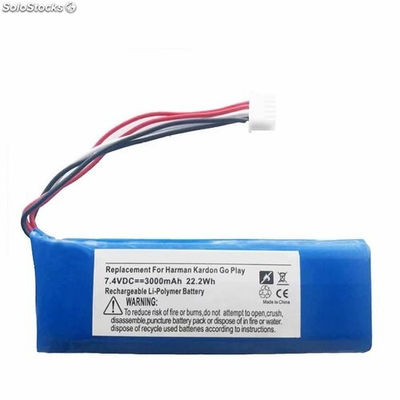 Batería 7.4V 3000mah de altavoz bluetooth para Harman Kardon Go Play