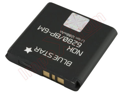 Bateria Blue Star premium bp-6M para Nokia 6280 / 9300 / 6151 / N73 - 1200mAh / - Foto 2