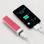 Bateria celular power bank portatil lipstick logo personalizado 2200mAh 2600mAh - Foto 3