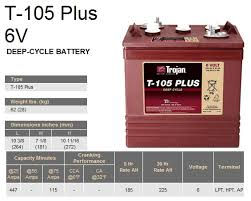 Bateria de ciclo profundo marca Trojan T105 - Foto 2
