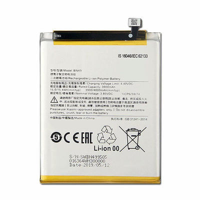 Batería de li-polímero BN46 para Xiaomi Redmi 7 / Redmi Note 6 4.4V 3900mAh