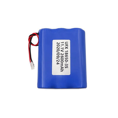 Batería de litio recargable de 18650-2S 2600mAh 7.4v
