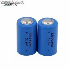 Batería litio 1200mAh 1/2aa er14250 3.6v reemplazo para medidor de agua Alarma