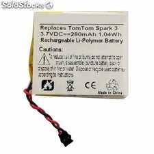 Batería recambio 3.7v 1.04wh 280mah de reloj inteligente GPS para TomTom Spark 3