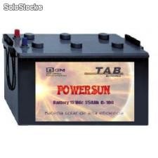 Batería solar de 12V y 510Ah C100. Conjunto de 2 unidades de Batería solar  SCL de