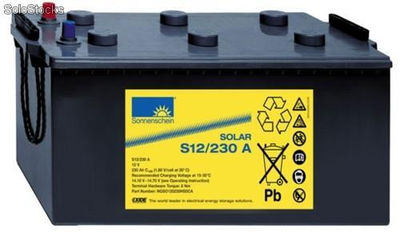 Bateria tudor estacionaria de gel monobloc 12v 100ah sb12 100a