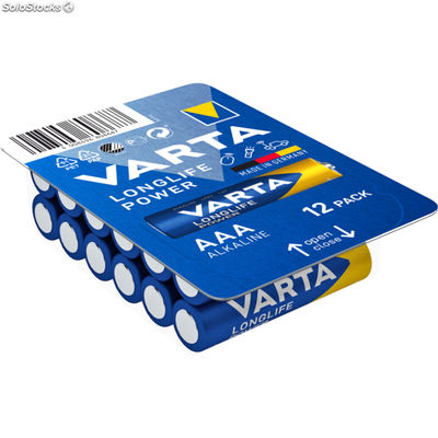 Baterias LR03 AAA 1260mAh 1,5V. Blister 12u