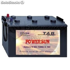 Baterías solares Power sun TAB solar 12v/250Ah c100