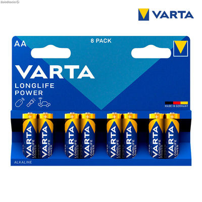 Baterie Varta Long Life Power AA (LR06) (8 Części)