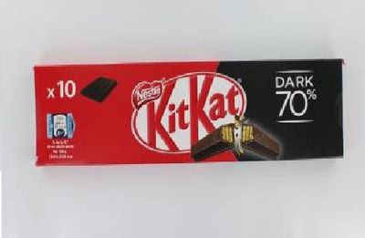 Baton Kit Kat Dark 70% 10pack