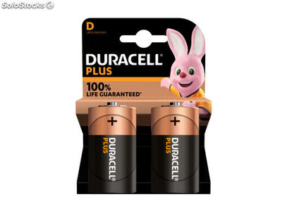Batterie Duracell Alkaline Plus Extra Life MN1300/LR20 Mono D (2-Pack)