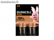Batterie Duracell Alkaline Plus Extra Life MN1500/LR06 Mignon AA (4-Pack)