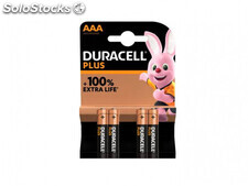 Batterie Duracell Alkaline Plus Extra Life MN2400/LR03 Micro AAA (4-Pack)