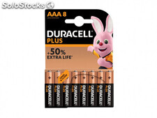Batterie Duracell Alkaline Plus Extra Life MN2400/LR03 Micro AAA (8-Pack)