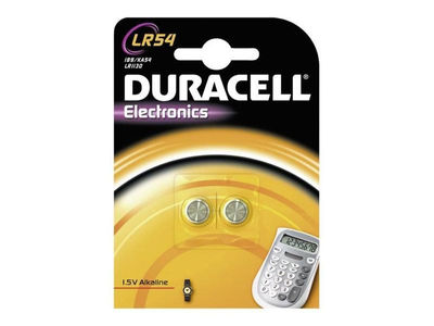 Batterie Duracell Knopfzelle LR54 (AG10) (2 St.)