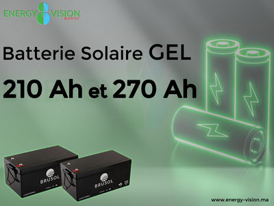 Batterie solaire OUTDO GEL 250Ah 12V (C10)