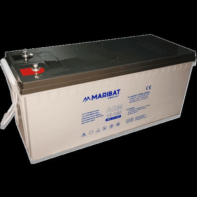 AGM – batterie solaire Rechargeable 12V 120AH, avec plomb-acide