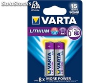 Batterie Varta Lithium Mignon AA FR06 1.5V Blister (2-Pack) 06106 301 402