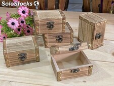 Baules de madera para regalos y detalles de boda comuniones