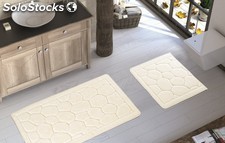 Bawełniany dywanik łazienkowy TROPIK 60x100 Stone White