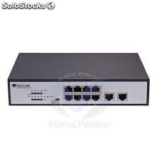 BDCOM S1010‐8P‐120 - Switch 8 ports 100M PoE+ TX et 2 ports liaison montante 100