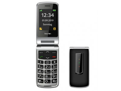 Beafon SL495 Silver Line Feature Phone Schwarz/Silber SL495_EU001BS