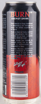 Bebida energetica burn 0,5L original lata c/12 - Foto 2