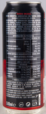 Bebida energetica burn 0,5L original lata c/12 - Foto 3