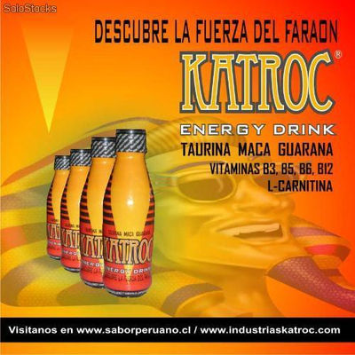 Bebida Energizante - katroc (Sabor Guarana)