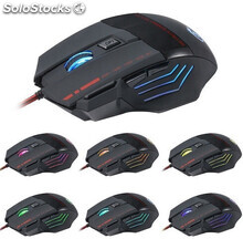 Belen Mouse Gaming Con Led 5500 Dpi - Negro