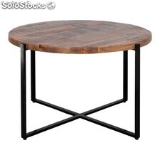 BELLADONA Table auxiliaire ronde en bois tropical