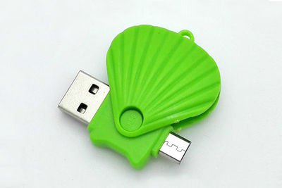 Belle Coquille 8G Pen drive USB 3.0 OTG Flash Drive cadeau U disque de stockage - Photo 2