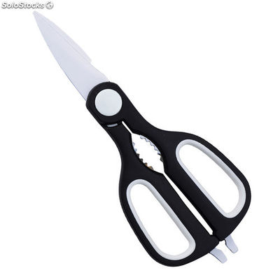 Bergner black&amp;white - forbici da cucina acciaio inossidabile bianco 21.3 cm