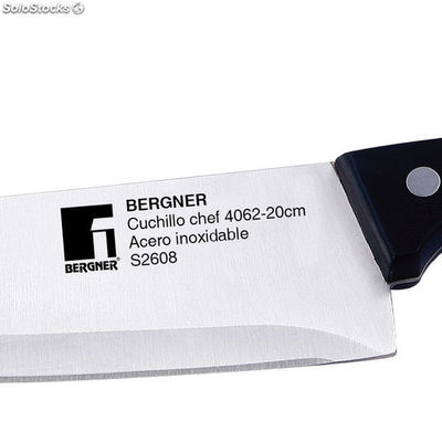 Bergner - coltelli da chef acciaio inossidabile con manico ergonomica 20 cm - Foto 2