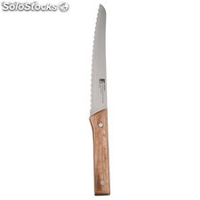 Bergner nature - coltelli da pane acciaio inossidabile inox 20 cm