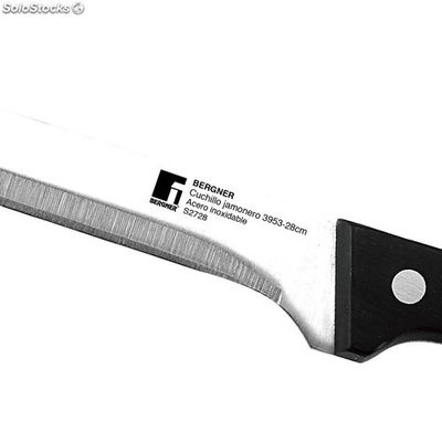 Bergner resa - set di coltelli da cucina acciaio inossidabile nero 25 cm - Foto 2