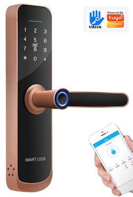 Best quality smart card lock remote control smart card fingerprint door lock - Foto 3