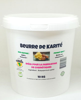 Beurre de karité brut non-raffiné (10 kg)
