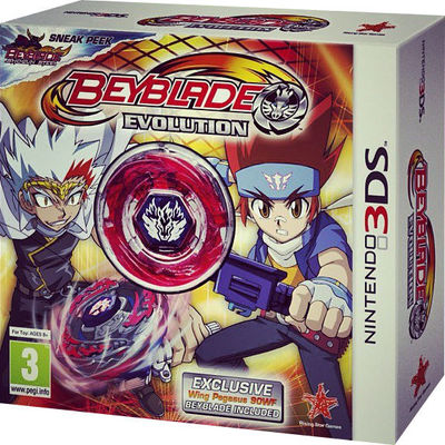 Beyblade evolution pack con peonza/3DS